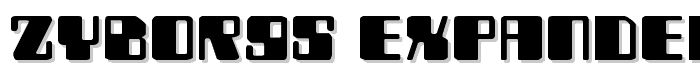Zyborgs Expanded font